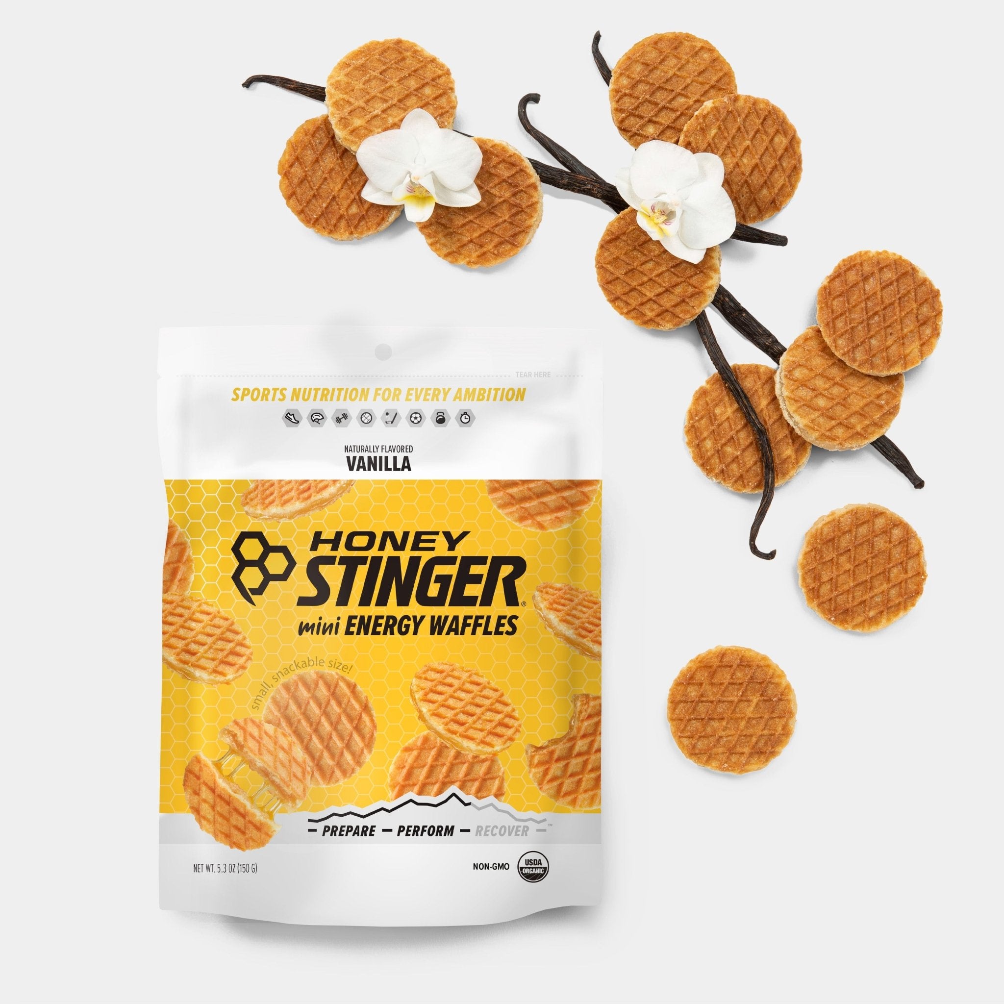 Vanilla Mini Waffles.