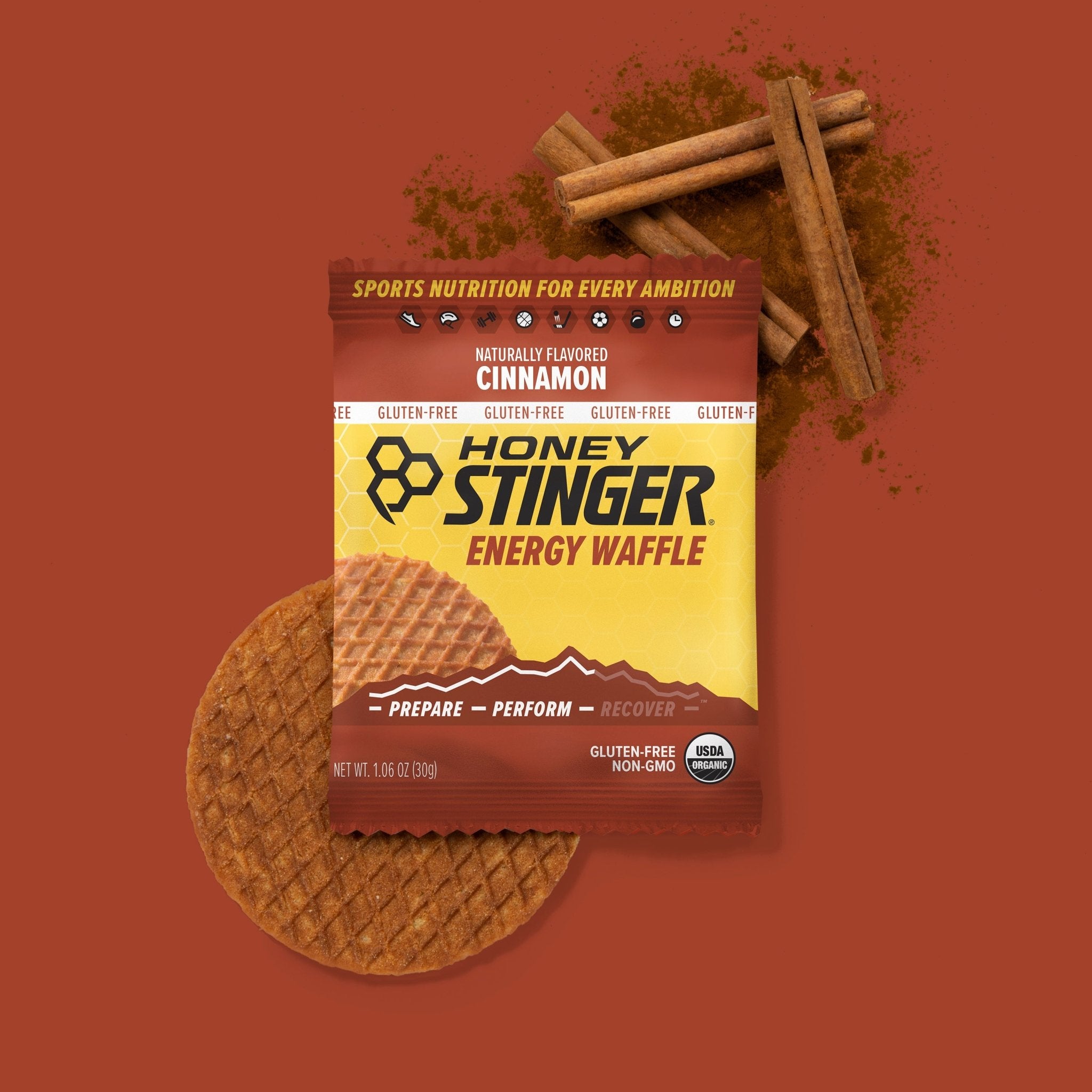 Cinnamon Gluten-Free Waffle Box of 16.