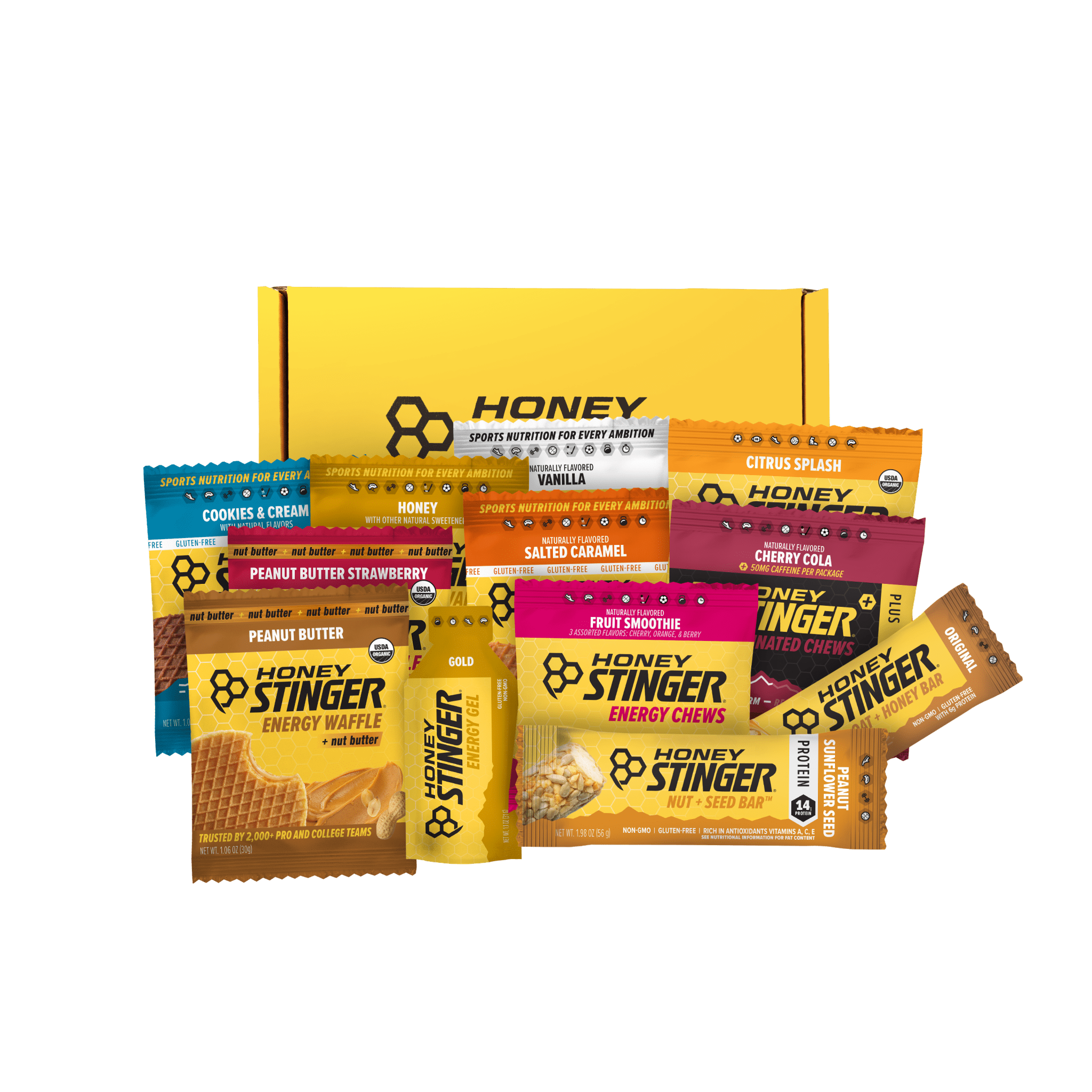 Honey Stinger Prepare, Perform, Recover Variety Pack of 12