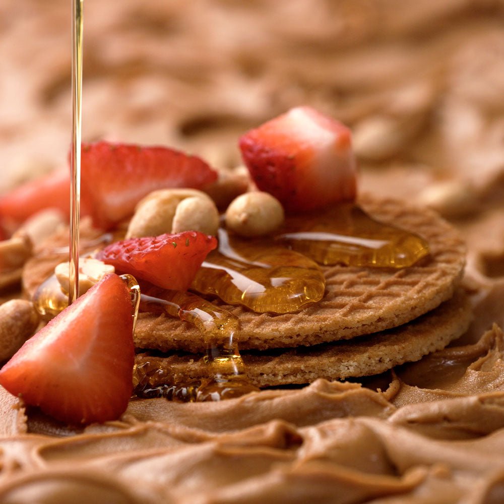 Peanut Butter + Strawberry Waffle Box of 16.