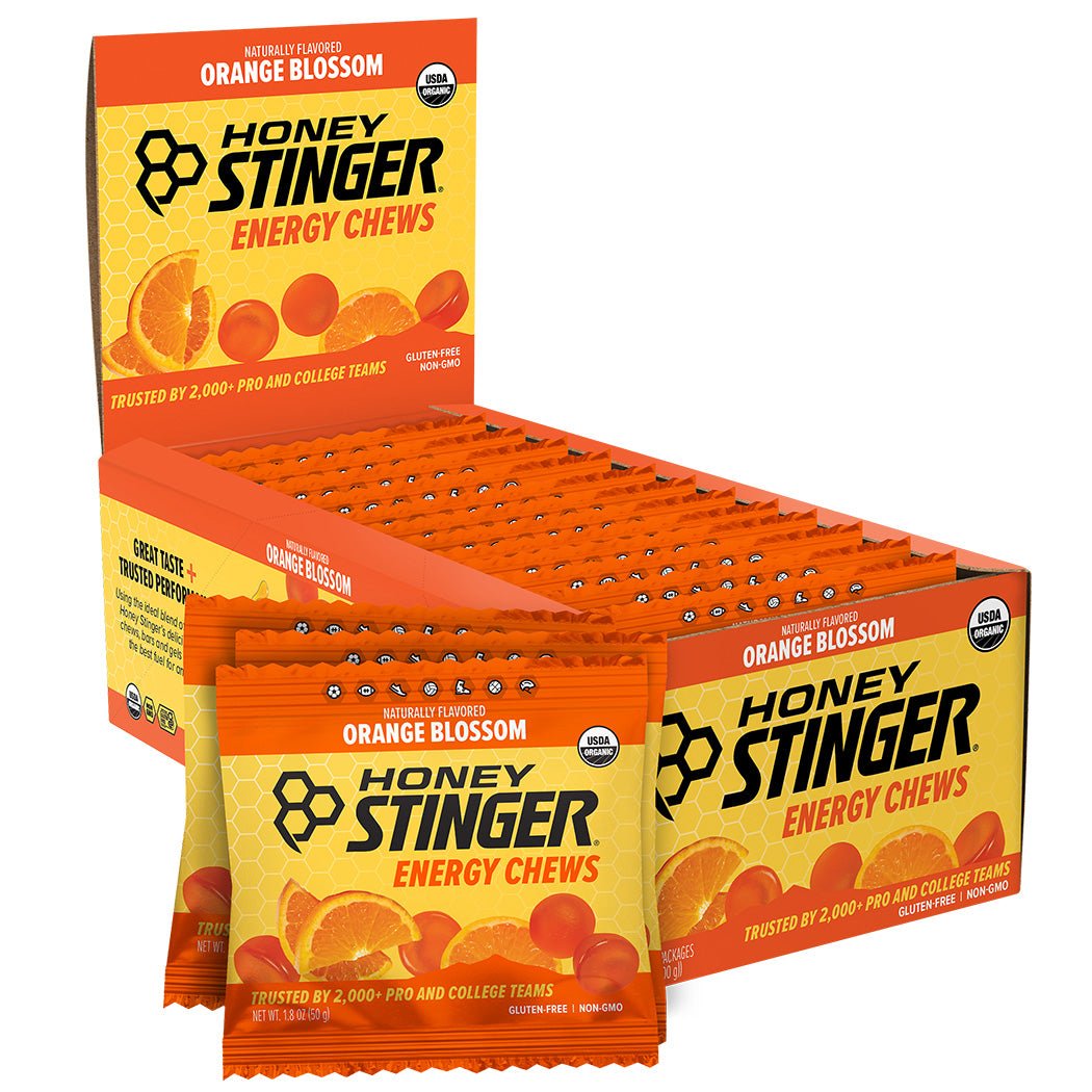 Orange Blossom Energy Chews Box of 12 | Energy Chews - Honey Stinger