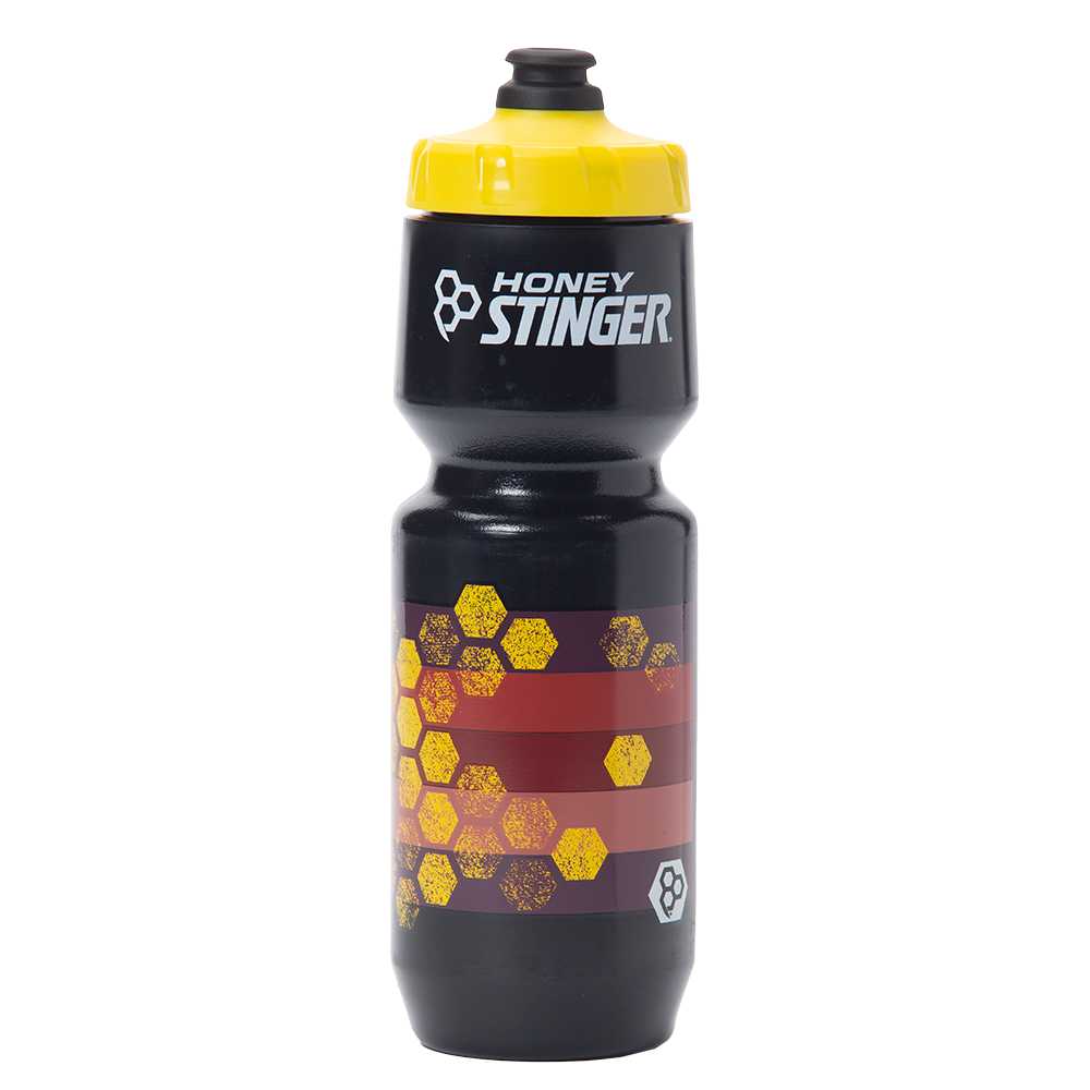 Black Purist Hive Water Bottle in Black.