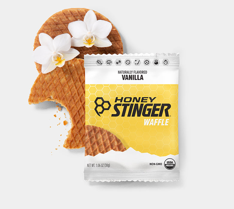 Vanilla flavored Honey Stinger waffle