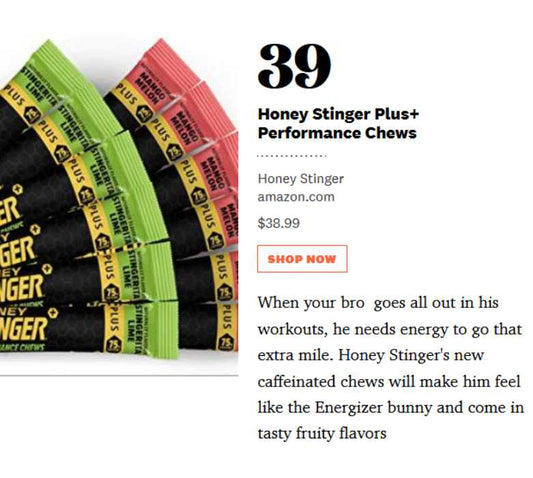 Women's Health: 40 Best Gifts for your Brother - Honey Stinger