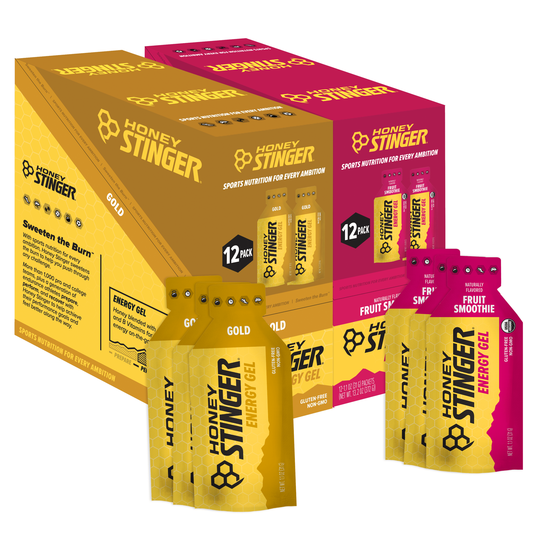 Organic  Energy Gels Variety Pack 