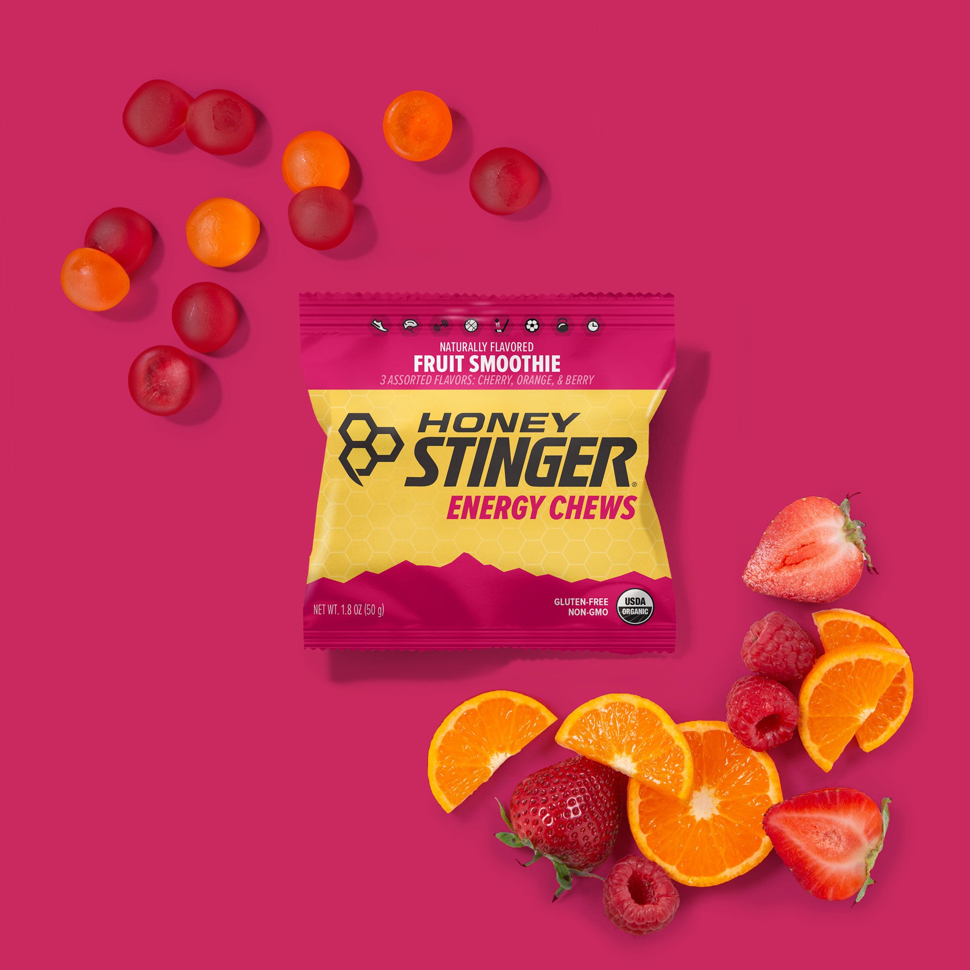 Fruit Smoothie Energy Chews Box of 12