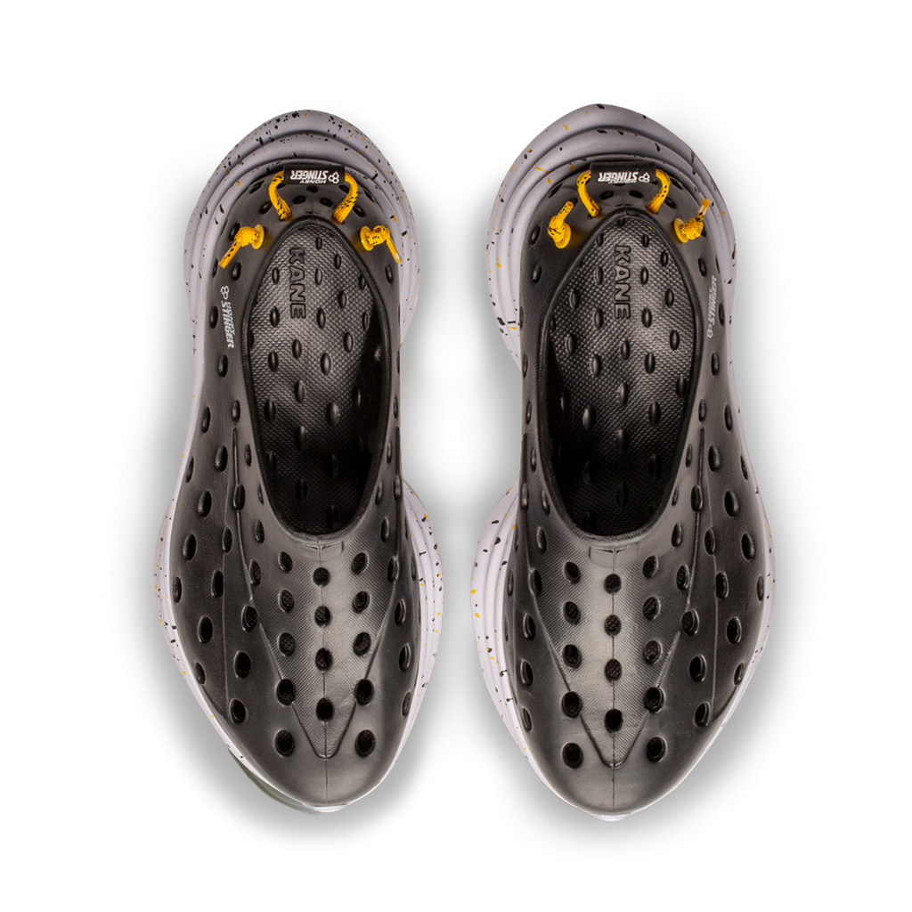 Kane Shoe Collaboration Recover with Honey Stinger Inspired Footwear