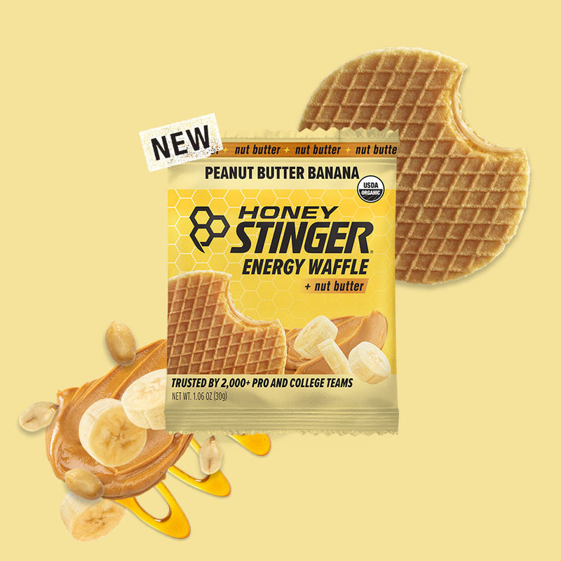 Peanut Butter Banana Energy Waffle Box of 16