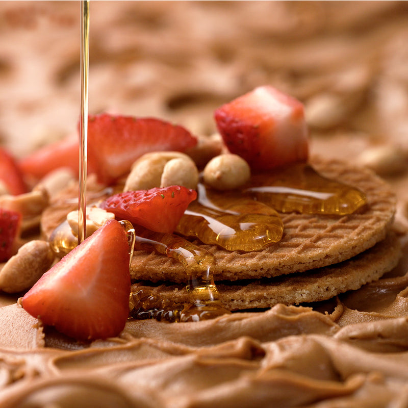 Peanut Butter Strawberry Waffle Box of 16