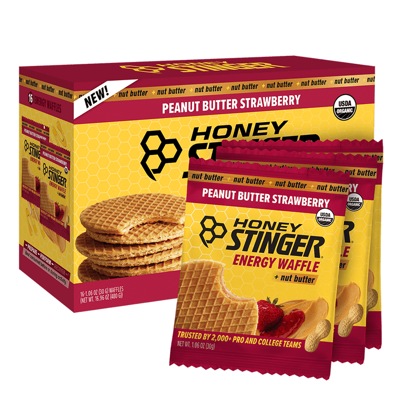 Peanut Butter + Strawberry Waffle Box of 16.