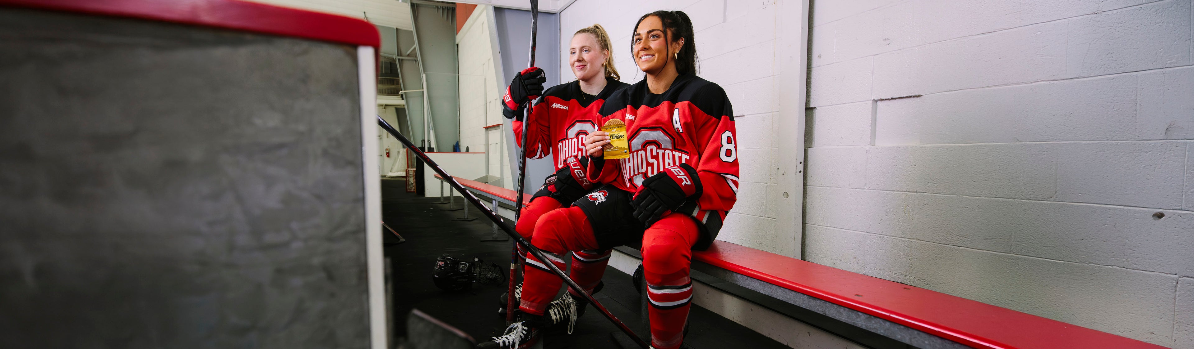 Honey Stinger Peanut Butter Energy Waffles and Ohio State Women's Hockey