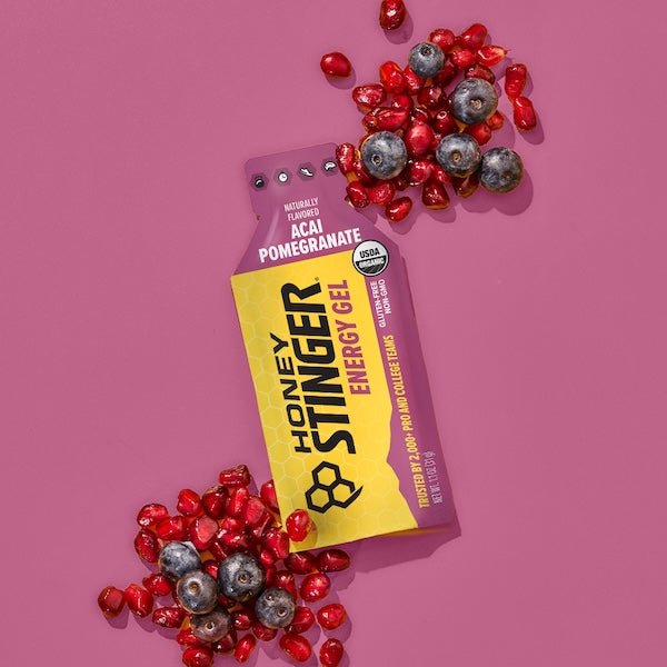 Acai Pomegranate Energy Gel Box of 24 | Energy Gels - Honey Stinger