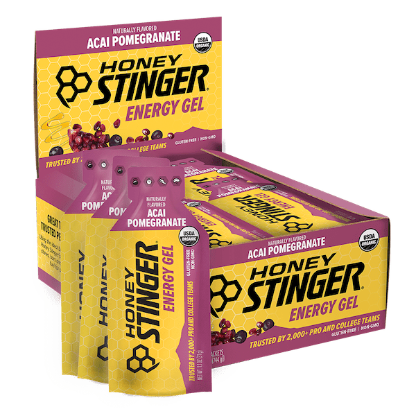 Acai Pomegranate Energy Gel Box of 24 | Energy Gels - Honey Stinger