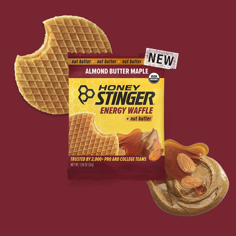Almond Butter Maple Energy Waffle Box of 16