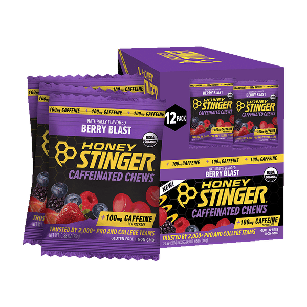 Berry Blast Caffeinated Energy Chews | Honey Stinger