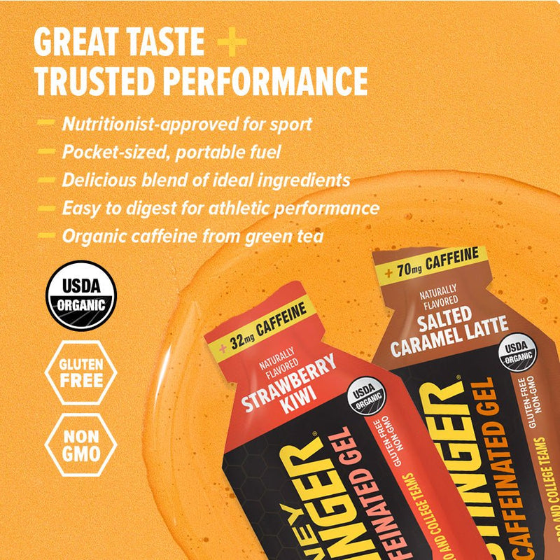 Caffeinated Energy Gel Variety Pack of 24