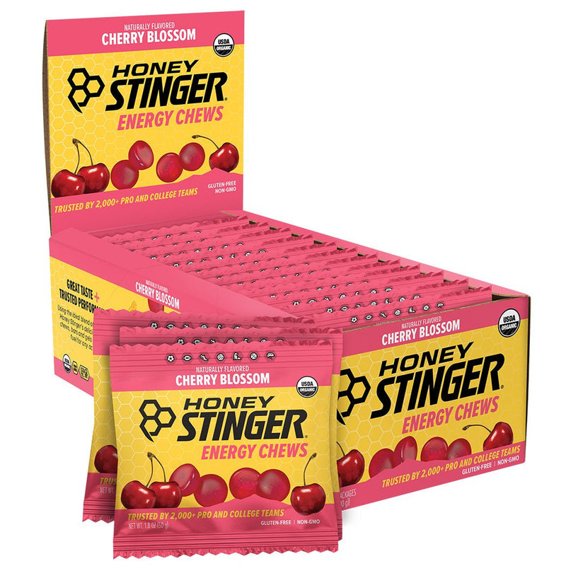 Cherry Blossom Energy Chews Box of 12 | Energy Chews - Honey Stinger