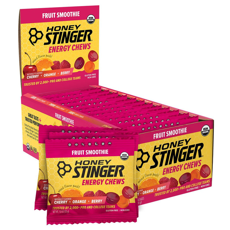Fruit Smoothie Energy Chews Box of 12 | Energy Chews - Honey Stinger