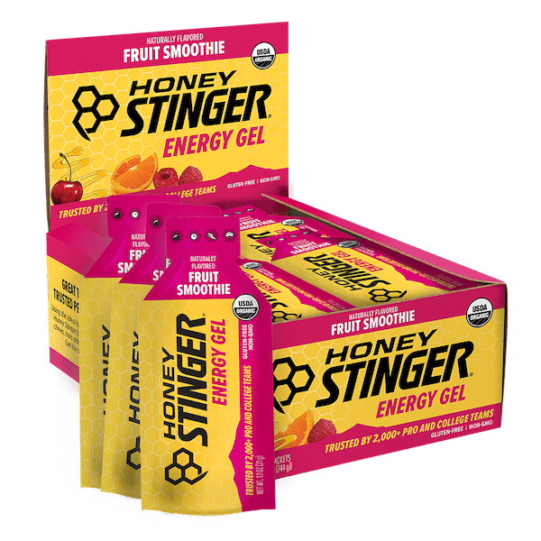 Fruit Smoothie Energy Gel Box of 24 | Energy Gels - Honey Stinger