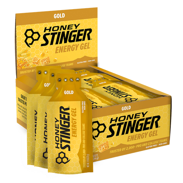 Gold Energy Gel Box of 24 | Energy Gels - Honey Stinger
