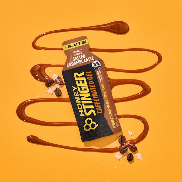 Salted Caramel Latte Caffeinated Energy Gel Pack of 24