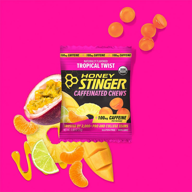 Tropical Twist Caffeinated Energy Chews Box of 12