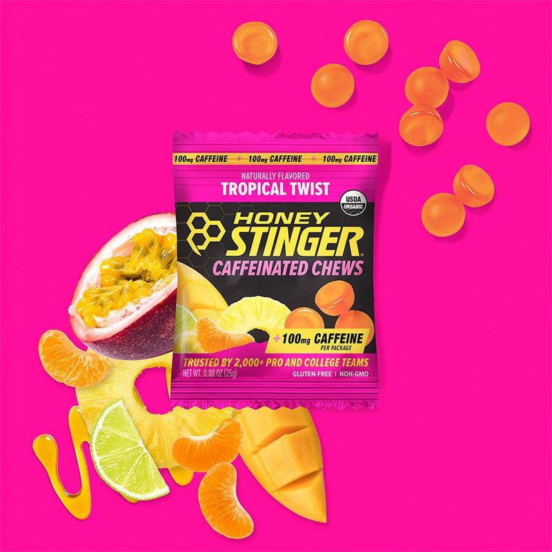 Tropical Twist Caffeinated Energy Chews Box of 12