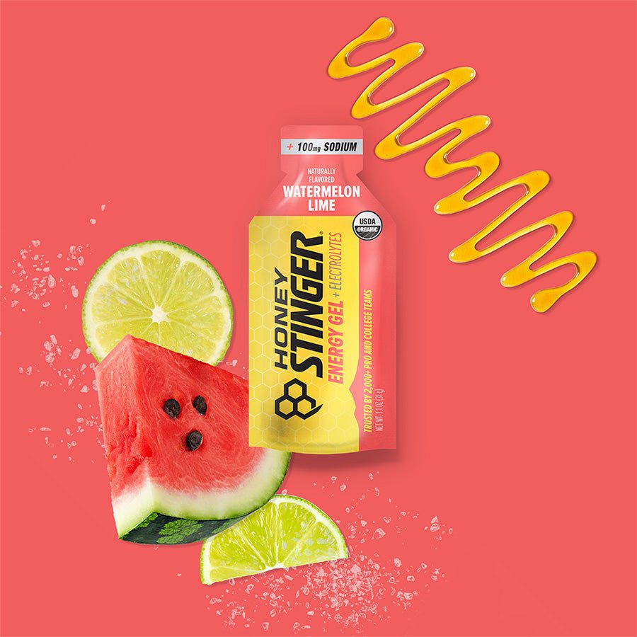 Watermelon Lime Electrolyte Energy Gel Box of 24