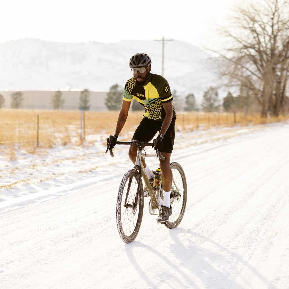 Men's Cycling Jersey in Thyme Honeycomb