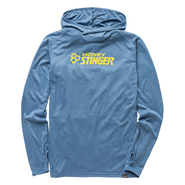 Sun Hoody in Heather Blue | Honey Stinger